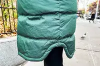 Close-up of the bottom lining on a Kari Traa Rongve Parka