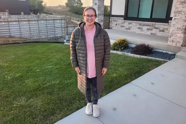 A person wearing the Patagonia Women