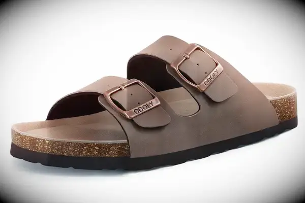 Amazon ODOLY Unisex Cork Footbed Slide Sandal