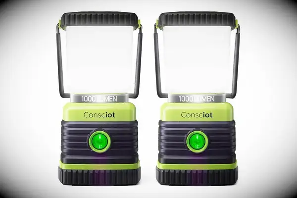 LED Camping Lantern, Consciot Battery Powered Camping Lights