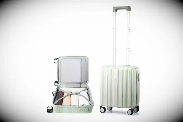 Hanke 14 Inch Underseat Carry On Luggage with Wheels Hard Shell Suitcases