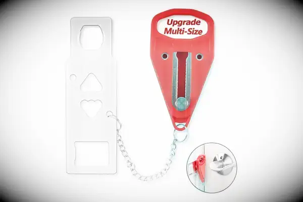 AceMining Portable Door Lock Home Security Door Lock Travel Lockdown Locks for Additional Safety and Privacy Perfect for Traveling Hotel Home Apartment College