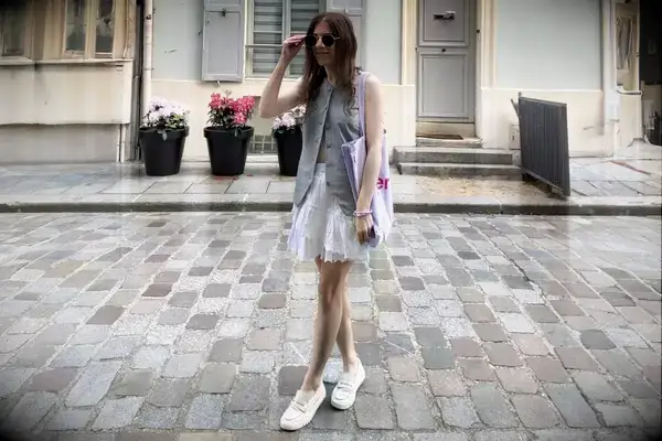 Woman wearing Comfy Loafers From an Oprah-approved Brand in paris 