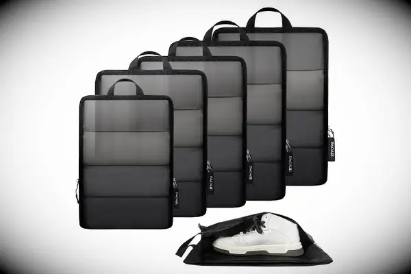 BAGAIL 4 Set/6 Set Ultralight Compression Packing Cubes