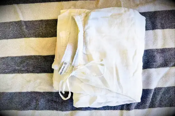 Abercrombie and Fitch Linen-blend Pull-on Pant