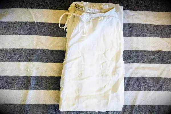 Abercrombie and Fitch Linen-blend Pull-on Pant