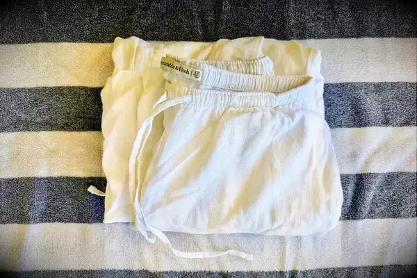 Abercrombie and Fitch Linen-blend Pull-on Pant