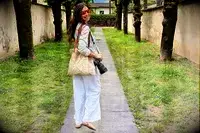 Abercrombie and Fitch Linen-blend Pull-on Pant