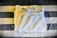 Abercrombie and Fitch Linen-blend Pull-on Pant