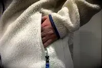 Hand in pocket of Patagonia Women