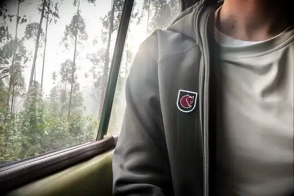 One side of person wearing Fjallraven Women