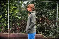 Side view of person wearing Fjallraven Women