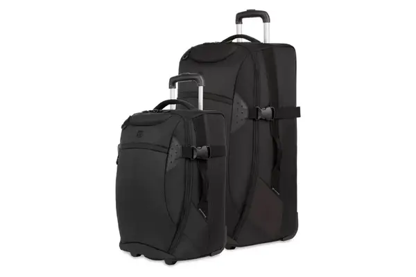 SwissGear Apex Exec Wheeled Rolling Duffel, 8-Day Capacity, Soft-Shell Luggage, Men