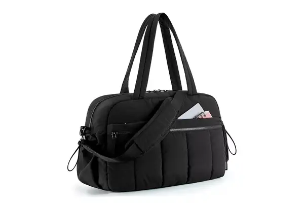 BAGSMART Gym Bag for Women, Duffle Bag for Travel with Wet Pocket, Lightweight Carry on Weekender Duffel, Water Resistant