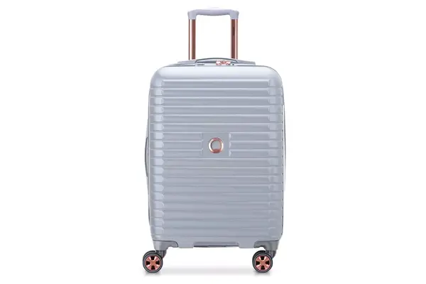 DELSEY PARIS Cruise 3.0 Hardside Expandable Luggage with Spinner Wheels, Platinum, Carry on 21 Inch