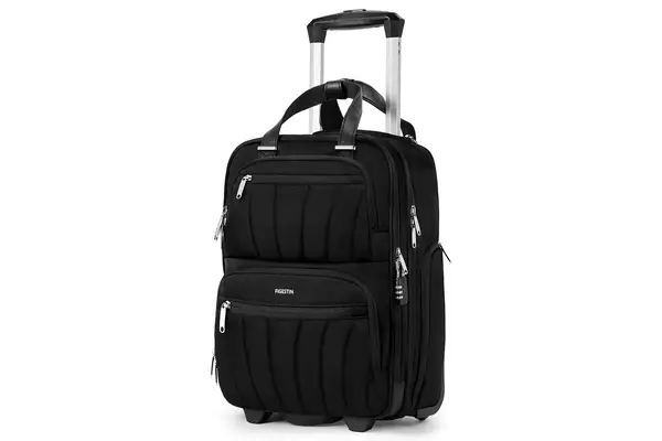 FIGESTIN Underseat Carry On Luggage Black