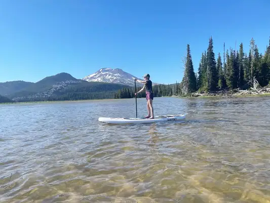 The Nemo Hornet Osmo Ultralight Backpacking Tent during assembly