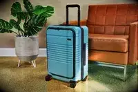 The Carl Friedrik The Carry-on in an elevator