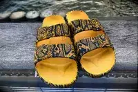 Freedom Moses Freedom Slides on a wood background with water