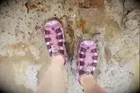 Person wearing Keen Women