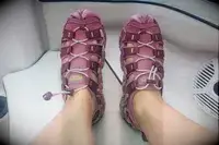 Person wearing Keen Women