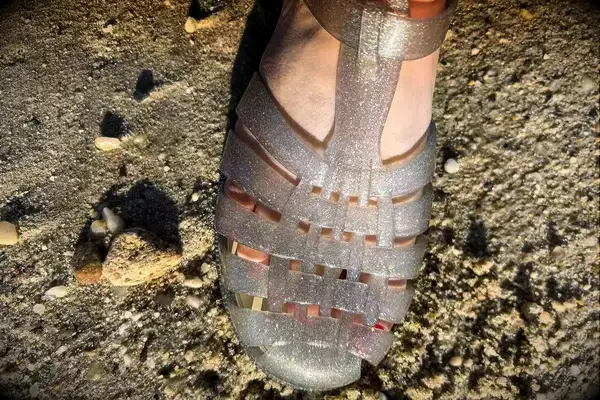 Top view of a person