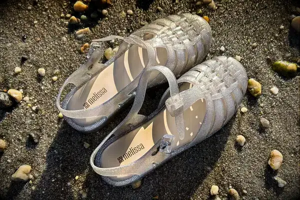 Melissa Possession Jelly Fisherman Sandal in the sand