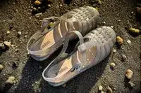 Melissa Possession Jelly Fisherman Sandal in the sand