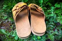 Reef Cushion Vera Cruz Slide in the grass