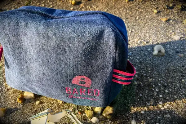 Bared Footwear Sanderlings bag on the sand