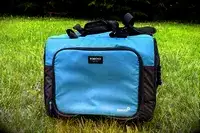 The Igloo Latitude Snapdown 36-Can Cooler Bag in grass