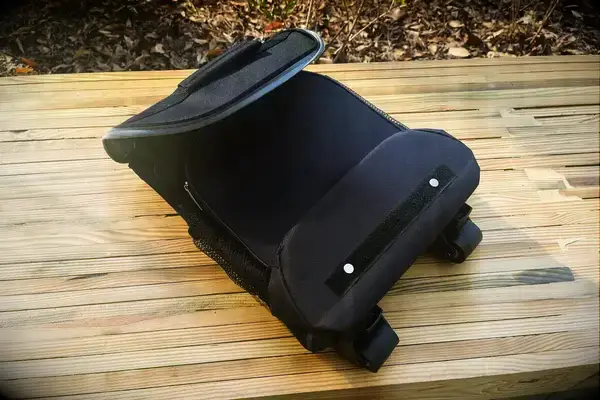 dbest Products Ultra Compact Cooler folded up