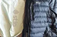 The logo and liner on the Stio Men