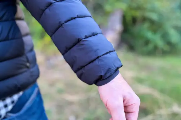 The sleeve on the Save The Duck Erion Packable Quilted Puff Jacket