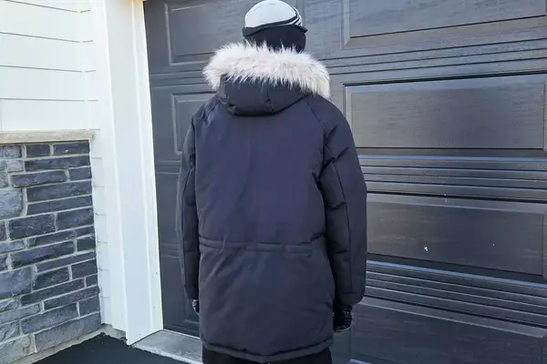 The back of a person wearing the Basin and Range Men