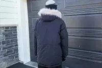 The back of a person wearing the Basin and Range Men