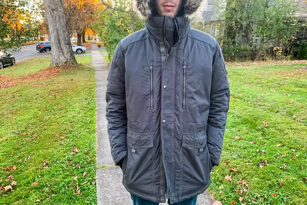 A person wears the Kuhl Men