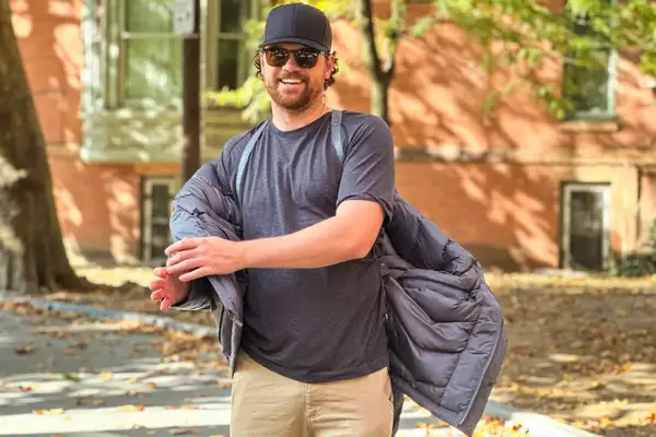 A person wears the L.L. Bean Men