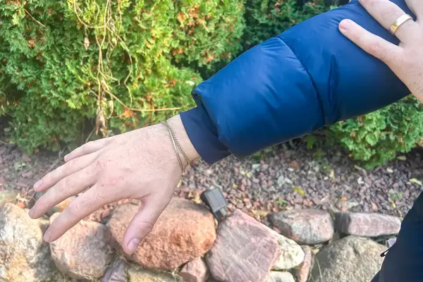 The sleeve on the Helly Hansen Men