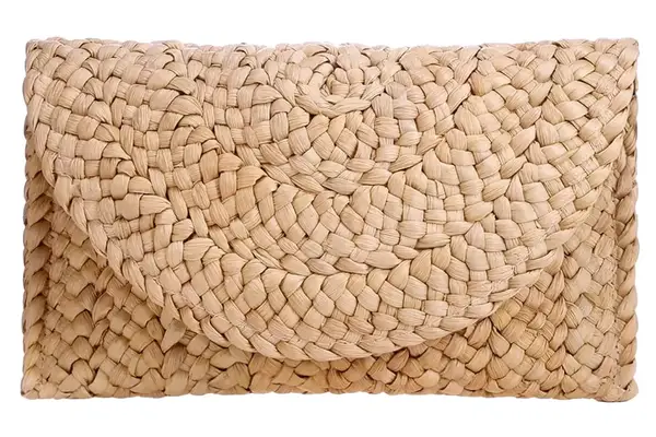 Amazon COOKOOKY Straw Clutch Handbag