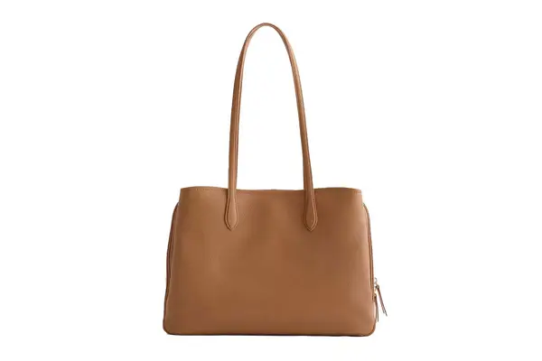 Quince Italian Leather Triple Compartment Work Tote