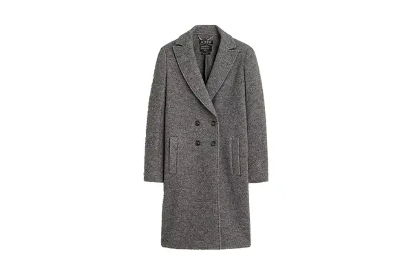 Daphne topcoat in Italian boiled wool