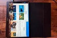 Above view of ARZOPA Portable Monitor.