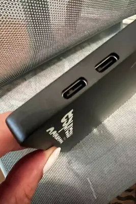 USB-C Ports on a Portable Monitor