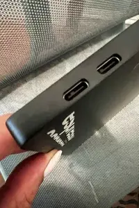 USB-C Ports on a Portable Monitor