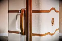 A close up of the Delsey Paris Chatelet Air 2.0 26 Inch Trunk