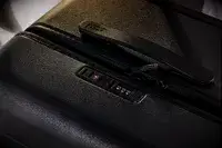 Closeup of the lock of the Away The Trunk