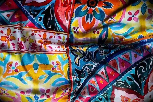 A close-up of the La Blanca Island Goddess Lingerie One-Piece Swimsuit fabric