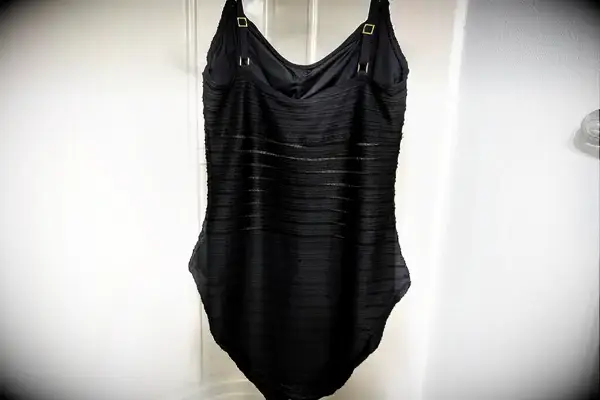 The back of the La Blanca Island Goddess Lingerie One-Piece Swimsuit