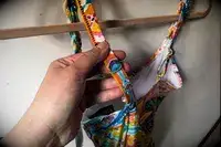 The adjustable strap on the La Blanca Island Goddess Lingerie One-Piece Swimsuit